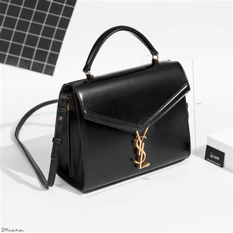 ysl cassandra medium|CASSANDRA Medium top handle bag in grain de poudre .